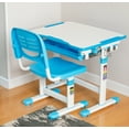 thumbnail image 5 of VIVO Height Adjustable Childrens Desk & Chair Kids Interactive Work Station Blue, 5 of 9