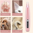 thumbnail image 2 of Ceramic Dog Cats Paws Trimmer Cordless Rechargeable Clippers With Low Noise Motor And Ergonomic Grip, 2 of 10