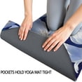thumbnail image 3 of Pioneer Flower Floral Print Pattern Hot Yoga Mat Towel Non Slip for Hot Yoga - Quick-Drying Yoga Mat Cover with 4 Corner Pockets with Travel Bag - Hot Yoga Towel Non Slip 74"x26", 3 of 6