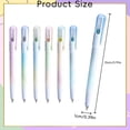 thumbnail image 3 of Gradient Color Drifting Bottle 0.5mm Neutral Retractable Pen, Rotating Ballpoint Smooth Writing Black Ink Pen, Fast Drying Office Stationery, Style A (Multicolor, 15*1), 3 of 5