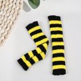 thumbnail image 3 of CSChome Acrylic Gloves Cozy Striped Woolen Gloves - Gift Mid-Length Autumn Keep Warm, 3 of 7