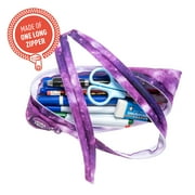 ZIPIT Colorz Pencil Case | Purple Pencil Pouch for College and Office