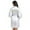 White, variant on Short Kimono Robe for Women's Silk Golden Letter Bridal Party Fashion Bathrobe