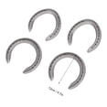 thumbnail image 3 of Aluminium Alloy Horseshoe Kit Sturdy Anti Slip Horse Racing Accessory 4Pcs, 3 of 7