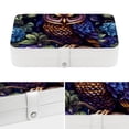 thumbnail image 4 of Owt Elegant PU Leather Portable Organizer Box with Removable Compartment - Earring Holder, Decorative Box, Jewelry Box, 4 of 6