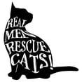 thumbnail image 2 of LightBoxJournal 15x15 White Modern Wood Framed Museum Art Print Titled - RescueCat 07, 2 of 4