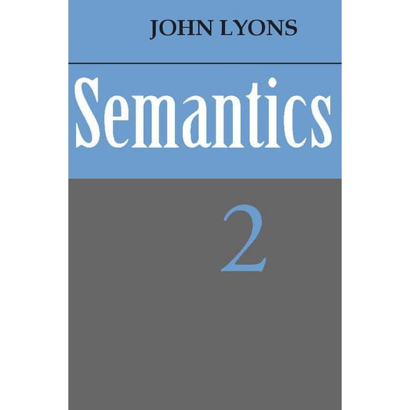 Semantics: Volume 2, (Paperback)