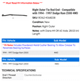 thumbnail image 2 of Right Outer Tie Rod End - Compatible with 1994 - 1997 Dodge Ram 2500 4WD 1995 1996, 2 of 2
