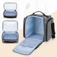 thumbnail image 3 of Bolsa de maquillaje BAFASO, bolsa de cosméticos con 4 bolsas interiores de nailon gris, 3 of 8