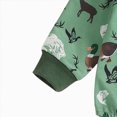 thumbnail image 5 of CAUYDY Preemie Boy Photoshoot Outfits Baby Clothing 3 6 9 12 18 24 Months Newborn Long Sleeved Sleepers Infant Boys Comfy Romper Fall Winter Bodysuit Green for Sizes 0-3 Months, 5 of 6