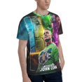 thumbnail image 2 of Mens John Boxer Cena 3d Print T-Shirt Crewneck Short Sleeve Tee Shirt, 2 of 8