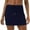 Dark Blue-2, variant on QHFBli Womens Casual Mini Skirt Drawstring Summer High Waist Bodycon Workout Short Pencil Skirt