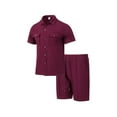 thumbnail image 3 of Afdoent Men's 2 Pieces Outfits 2026 Summer Men's Plus Size Pocket Short Sleeved Shirt And Shorts Set Solid Color Vacation Beach Leisure, 3 of 9