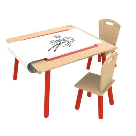 O'Kids 4-in-1 Flip Top Multi-Function Table and Chairs Set, Multiple