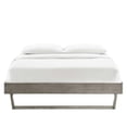thumbnail image 3 of Hawthorne Collections Wood Queen Platform Bed Frame with Supporting Legs in Gray, 3 of 7