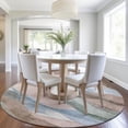 thumbnail image 4 of Dalyn Rugs Machine Washable Indoor/Outdoor Chantille Salmon 8' x 8' Round Rug, 4 of 7