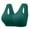 Green, variant on Push Up Bras for Women Front Closure Wireless Bra, Women's Large Size Front Buckle Wireless Push Up, Strapless Bras Large Bust Women Solid Four Breasted Adjustable Wireless Bra, Green,3XL
