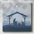 thumbnail image 2 of Blue Nativity I- Gallery Wrapped Canvas, 2 of 9