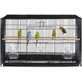 thumbnail image 1 of Yaheetech Flight Cage with Slide-out Tray & Wood Perches for Small birds, Black, 1 of 9