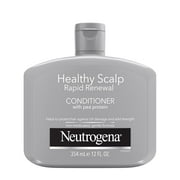 Neutrogena Healthy Scalp Rapid Renewal Conditioner with Pea Protein, UV Damage Protecting Conditioner for Strong Healthy-Looking Hair, 12 Fl Oz