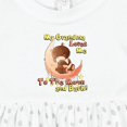 thumbnail image 4 of Inktastic My Grandma Loves Me to the Moon and Back Girls Baby Dress, 4 of 5