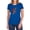 Royal, variant on JLA Flash Symbol Knockout Women's T Shirt, Charcoal, Small
