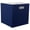Blue, variant on Polyester Cube Solid Off White Square 13x13x13