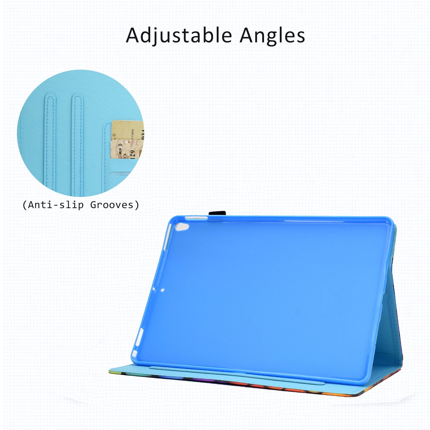 Allytech iPad Air 3 Case 10.5 Inch 2019 iPad Pro 10.5 Case 2017, Slim Folio Kickstand Shell with Pencil Holder Card Pocket Auto Sleep/Wake Cover for Apple iPad 10.5 inch Air 3/iPad Pro 10.5,Station