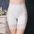 thumbnail image 6 of harmtty Women Safty Pants Stretchy See-through Mesh Patchwork High Waist Tummy Control Safty Shorts Female Clothes ,Skin Color,2XL, 6 of 7