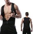 thumbnail image 4 of Ierhent Tank Undershirts for Men Mens Pro Cotton Pro Stretch Tank Tops A Shirts Black,L, 4 of 4