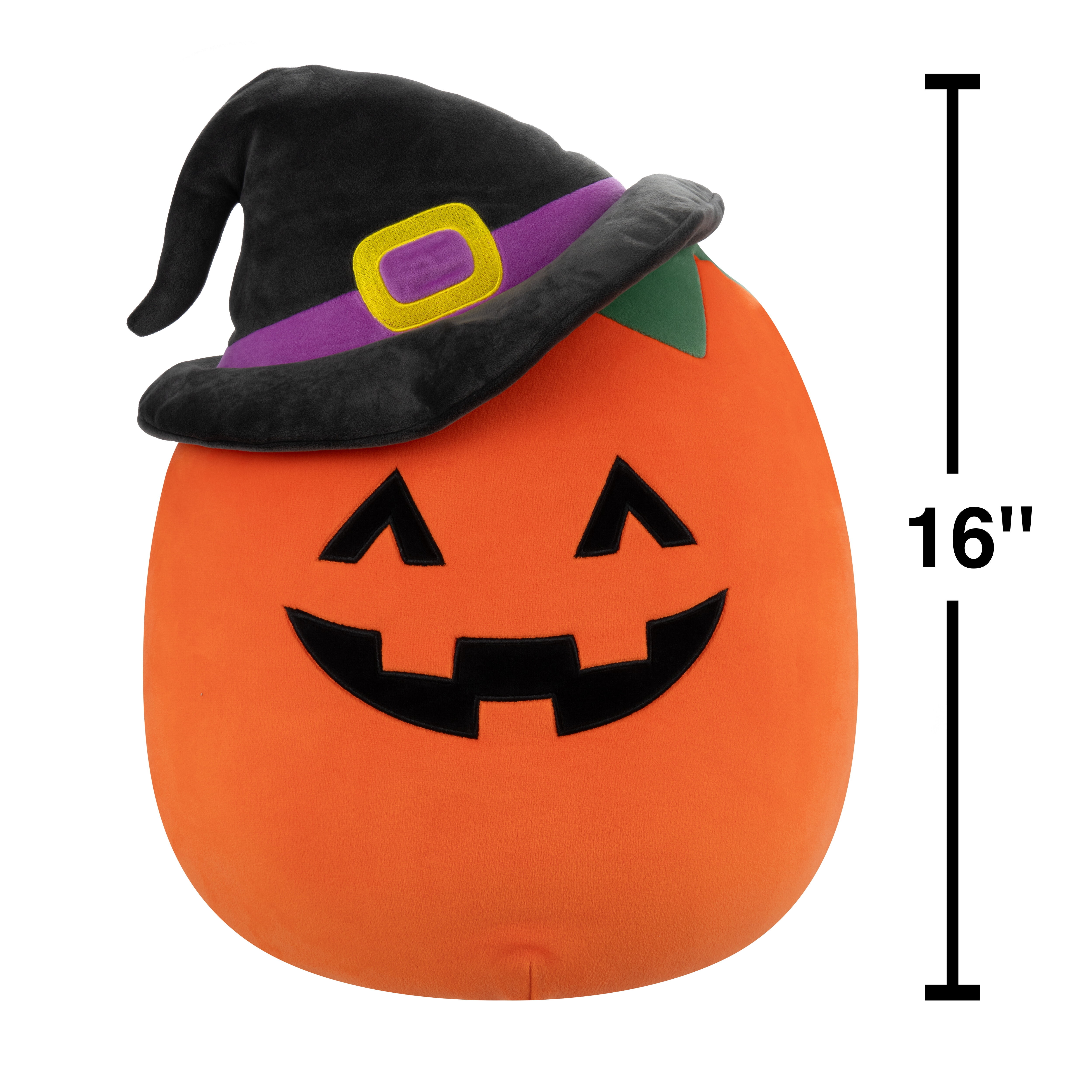 Squishmallows Official 16 inch Paige the Orange Jack-O'-Lantern - Child's Ultra Soft Stuffed Plush Toy