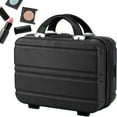 thumbnail image 6 of Hard Makeup Case 14inch Cosmetic Case Travel Toiletry Case Hand Luggage Case Small Portable Carrying Beauty Case for Women, 6 of 8
