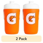 (2 pack) Gatorade Insulated Sport Beverage Cooler, Half Gallon, Foam Insulation, 0.5 Gallon