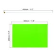 thumbnail image 2 of Green Flag Stick, Hand Held Small Mini DIY Flag 11.8x7.8 Inch Rectangle 25 Pcs, 2 of 5