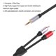 thumbnail image 4 of Inteprter Cable adaptador RCA de 3,5mm, extensión de Audio, amplificador de potencia, extensor de alambre de cobre Cables de audio/vídeo, 4 of 6