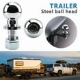 thumbnail image 3 of 2 Trailer Hitch Ball 50mm Ball Head Bolt Drawbar Straight Towing Car Tow Ball, 3 of 9