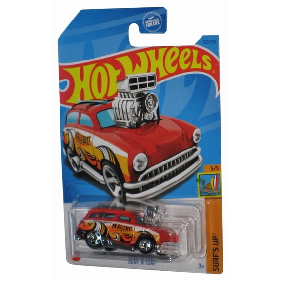 Hot Wheels Surf's Up 5/5 (2021) Red Surf 'N Turf Toy Car 122/250