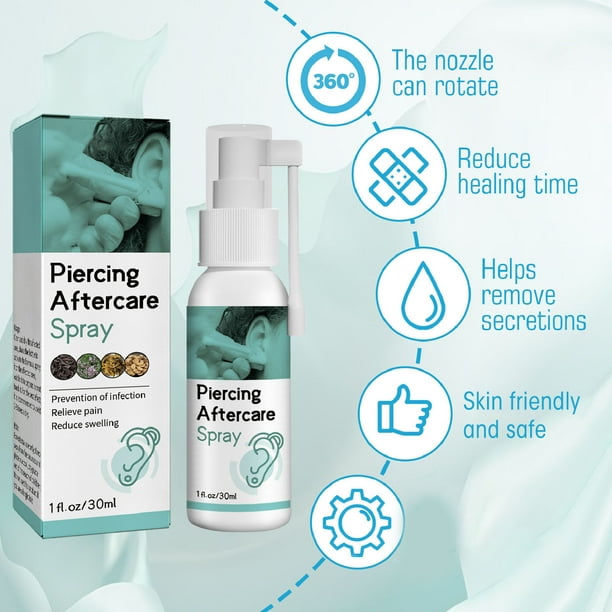 Ear piercing cleaning solution walmart clearance