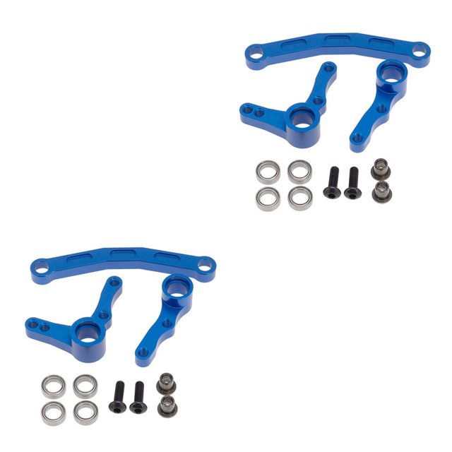 Vogacara Conjunto de dirección de aluminio para coche 1/10, piezas de repuesto mejoradas, Kit de repuesto de estilismo para coche, repuesto para Redcat Type1 NO1 Vogacara CBP190981