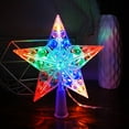 thumbnail image 6 of Christmas Tree Topper Light, LED Star Tree Top Ornament, Xmas Lighted Tree Decoration, Five Point Star Light, Holiday Tree Decor, Christmas Party Lighting Decoration, Xmas Home Ornament, 6 of 8