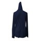 thumbnail image 4 of MHFRRA Sudadera con Capucha para Hombre, Ligera, con Protección Solar Upf50+, para Deportes Al Aire Libre, para Primavera y Verano, con Ajuste Cómodo Marina de guerra, 4 of 4