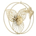 thumbnail image 1 of Esculturas De Pared De Mariposas Doradas, Decoración De Pared De Mariposas Con Flores Doradas Resistente Al Desgaste, Diseño único Para Oficina ANGGREK Metal Wall Decor, 1 of 8