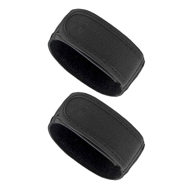 Guardurnaity 2 piezas que se ajustan a tres tamaños, cinturones elásticos sin costuras, hebilla perezosa elástica lateral Invisible, cinturón Cinturones negro S