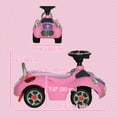 thumbnail image 3 of Qaba Baby Push Car with Music, Horn, Light, Pink, 3 of 9