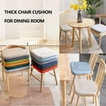 thumbnail image 2 of BH-JJSMGS Chair Cushions for Dining Chairs, 1.5 Inch Thick Memory Foam Kitchen Chair Pads, 16.5" × 16.2" Large Non-Slip Seat Cushion with Ties and Removable Cover, 2 of 8