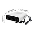 thumbnail image 4 of Wovilon Car Heater Defroster Car Heater Car Fan Heater Fast Heating Demister 12V-150W, 4 of 4