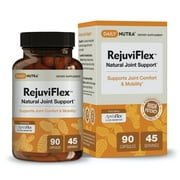 RejuviFlex by DailyNutra - Natural Joint Supplement for Men & Women - Supports Joint and Knee Pain Relief | Featuring ApresFlex Boswellia Extract, Turmeric Curcumin and White Willow Bark (90 Capsules)