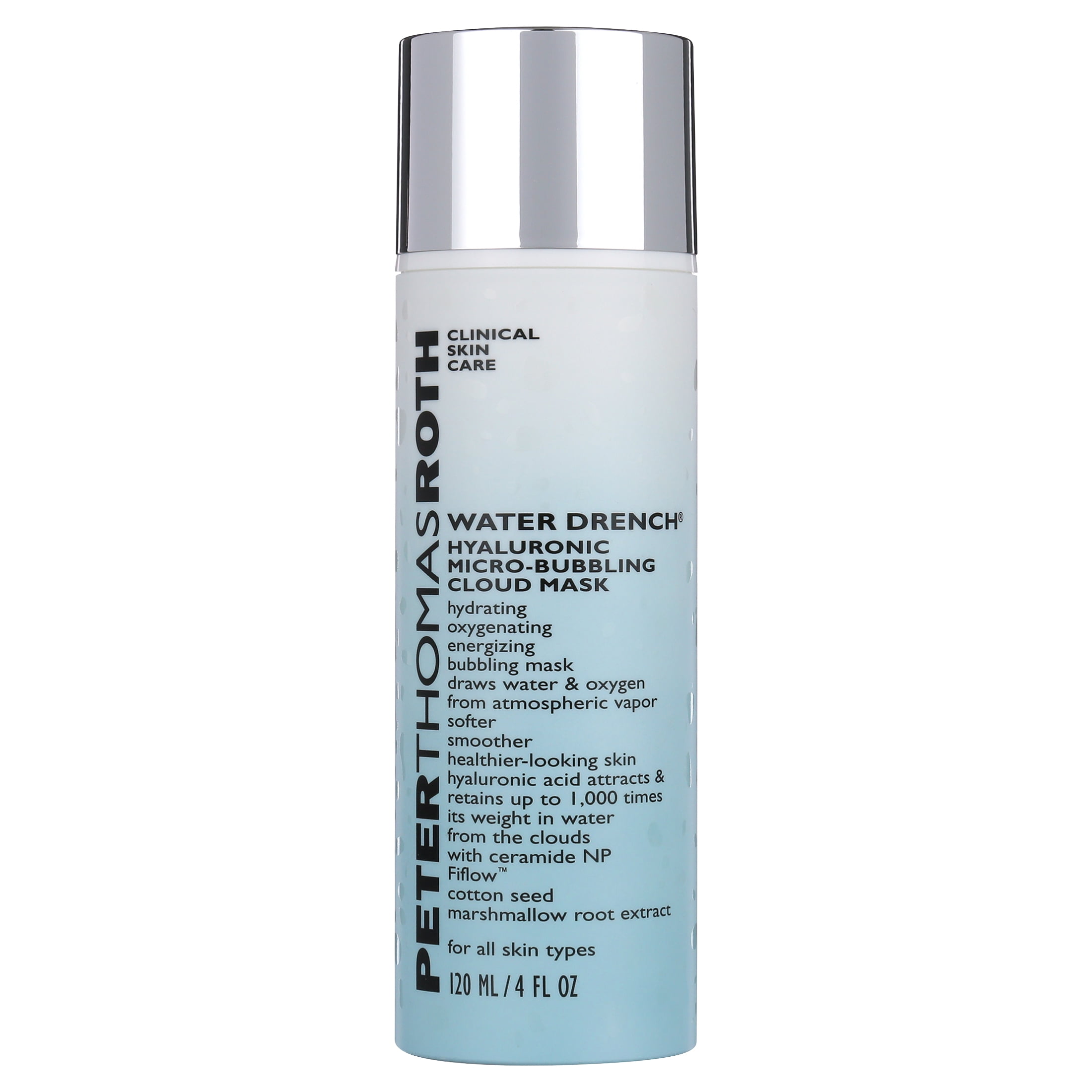 Peter Thomas Roth Water Drench Hyaluronic Micro-Bubbling Cream Facial Mask, 4 fl oz
