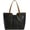 Black, variant on CoCopeaunts Womens Tote Shoulder Bag Large Capacity Commute Purse Retro Hobo Top Handle Handbag for Work Daily Travel