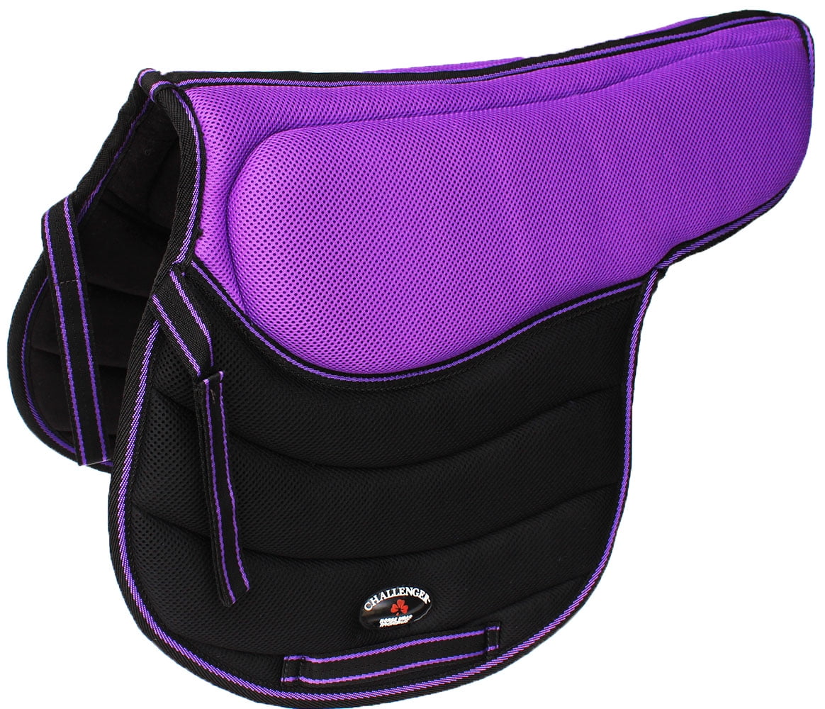 Horse English Treeless SADDLE Pad Contoured Close Contact Memory Foam